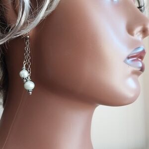Sterling Silver Freshwater Pearls Earrings